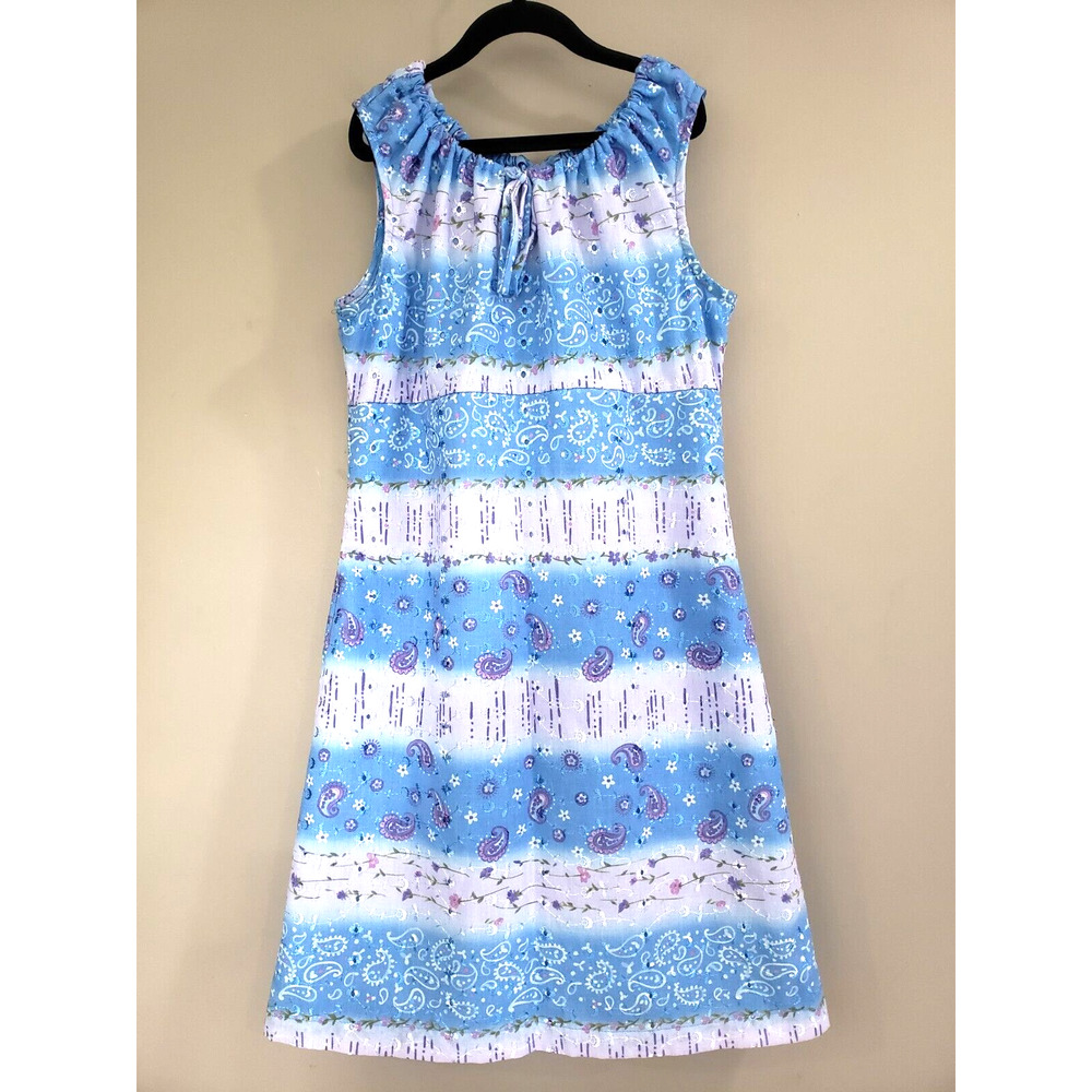 ULTIIMATE Y2k! Vintage Y2K Limited Too paisley floral print party dress Girls 12 - Picture 8 of 8